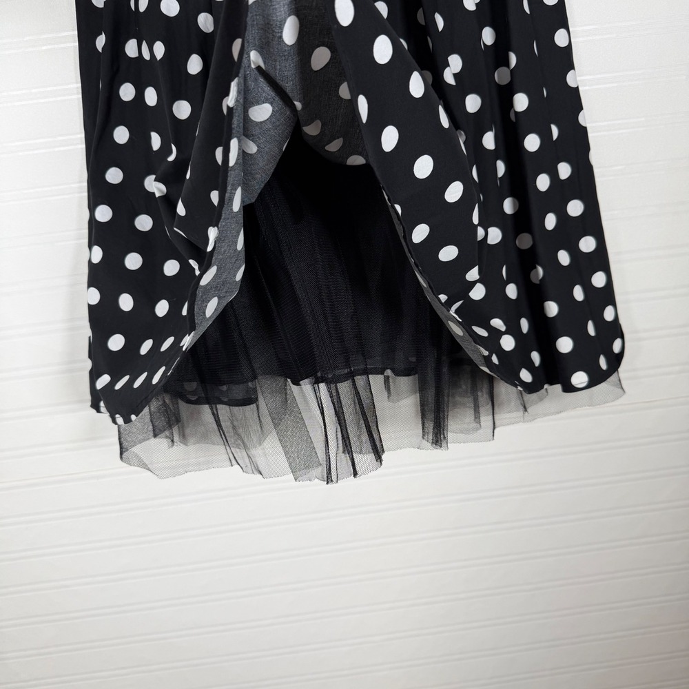 Hot Topic Polka Dot NWT Sweetheart Rockabilly Pinup Dress XL Retro 50s swing - Picture 3 of 9